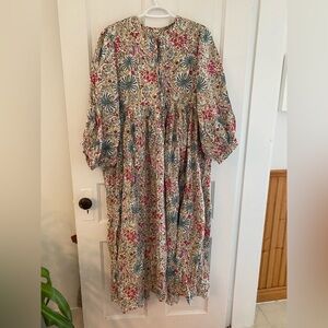 100% Cotton Midi Dress